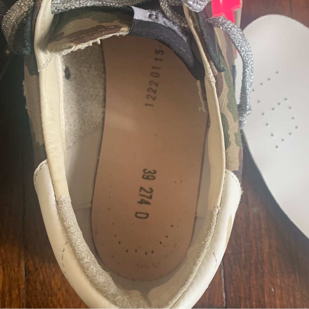Golden Goose Camouflage Superstar Sneakers Size 39 - Picture 6 of 7
